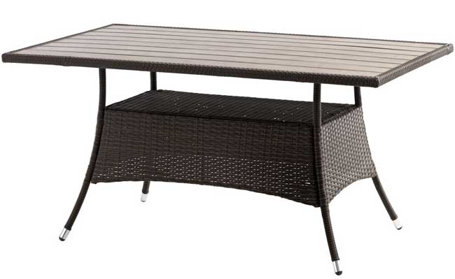 Baštenska garnitura Loarre Sto i četiri podesive stolice - pogled 4