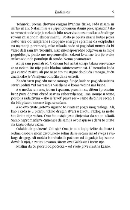 Endimion, Den Simons - pogled 4