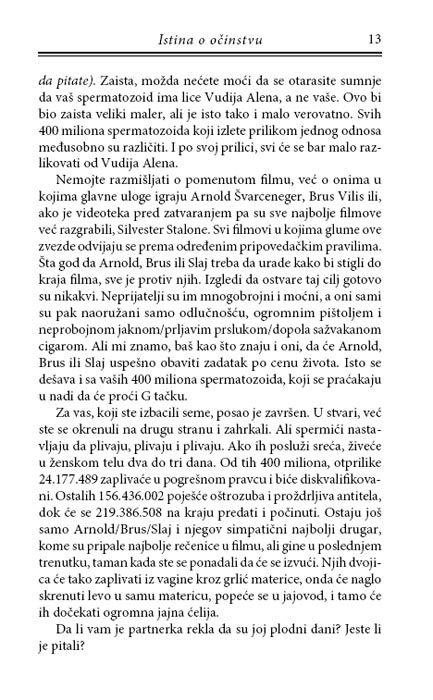 Istina o Očinstvu, Markus Berkman - pogled 4