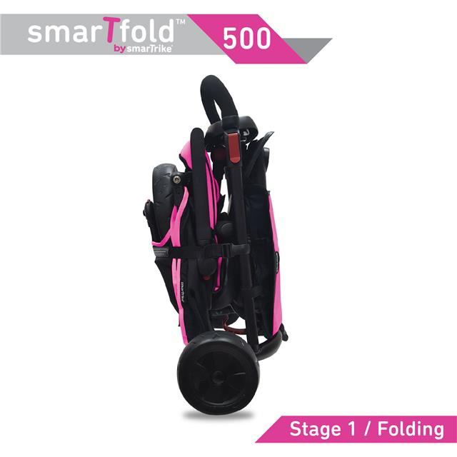Smart Trike Tricikl FOLDING 500 Pink - pogled 4