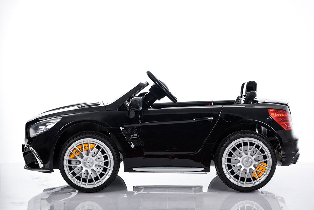 Dečiji auto na akumulator Mercedes SL 65 crni - pogled 4