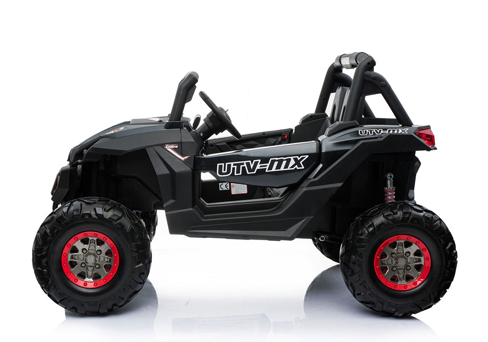 Dečiji auto na akumulator Terenac 4x4 crni - pogled 4