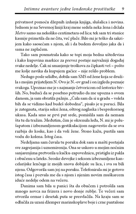 Intimne Avanture Jedne Londonske Prostitutke, Bel de Žur - pogled 4