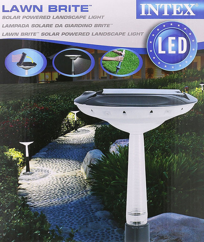 Solarna baštenska LED lampa Intex 28689 - pogled 4