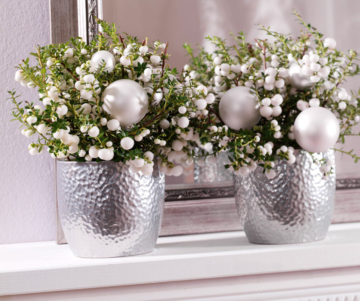 Soendgen keramička saksija Boston 16cm srebrna - pogled 4