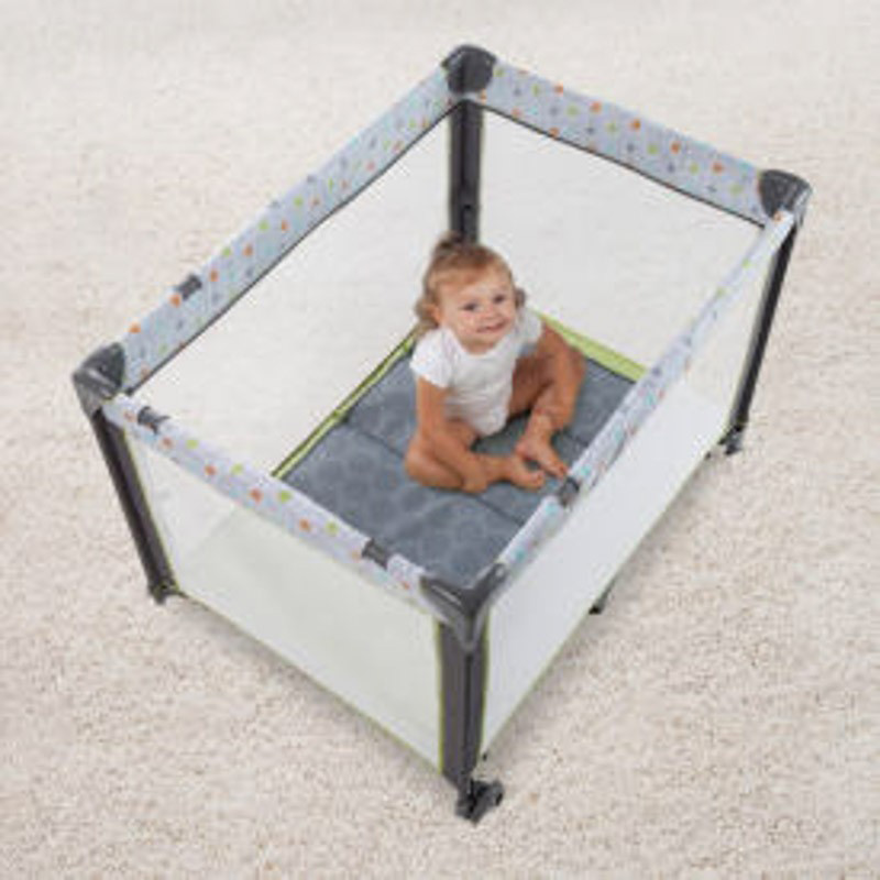 KIDS II Prenosivi krevetac Smart and Simple Travel Cot MARLO - pogled 4