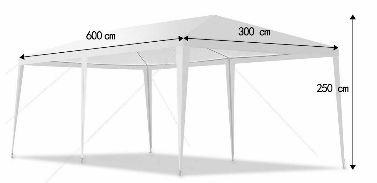 Paviljon - Party Šator Za Proslave 6 x 3 x 2.55 m - pogled 4