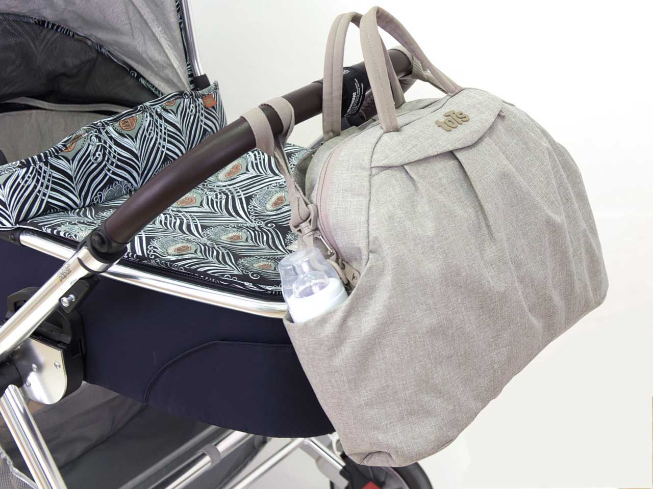 Smart Trike Tots Torba za mame CHIC Melange - Beige - pogled 4