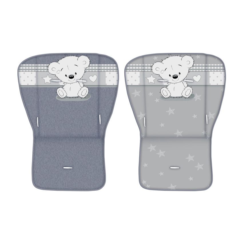 Lorelli Kolica za bebe FOXY Set 2 u 1 Grey My Teddy - pogled 4