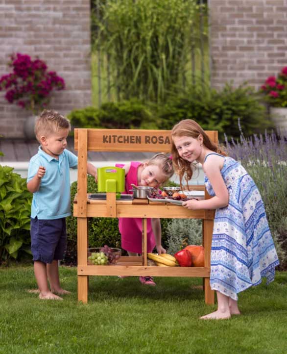 WOODY Drvena kuhinjica za decu Rosalie 90206 - pogled 4