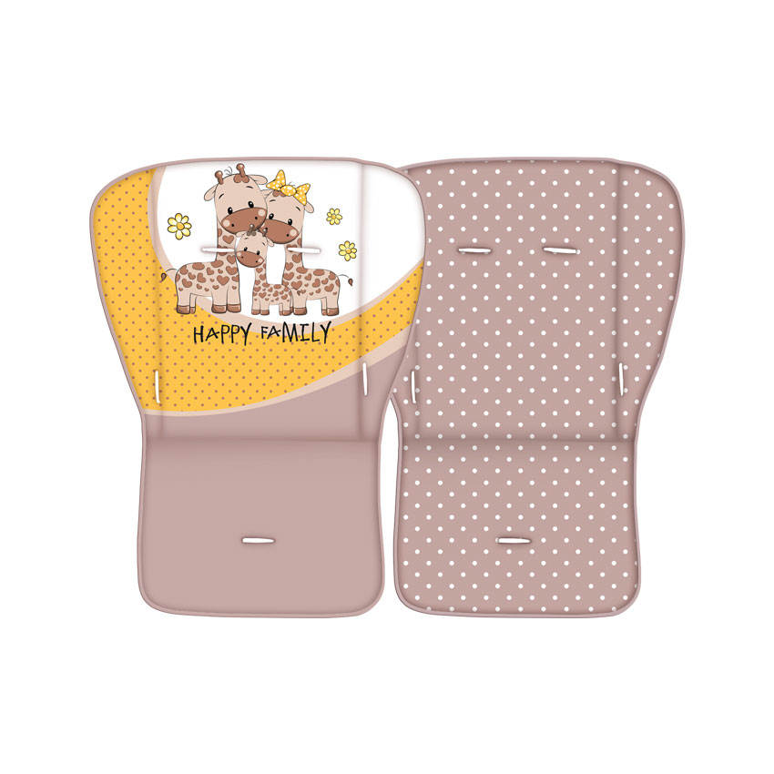 Lorelli Kolica za blizance Twin Beige And Yellow Happy Family - pogled 4