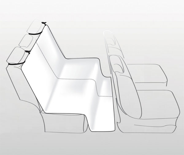 Zaštita za sedište prilikom vožnje pasa - Trixie 1348 - pogled 4
