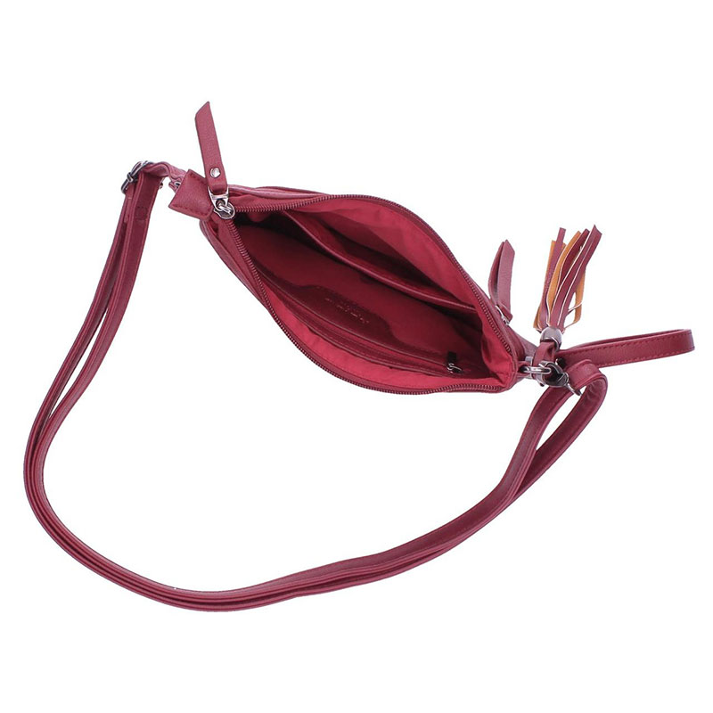 Pepe Jeans Ženska torbica na rame Croc Red 70250 - pogled 4