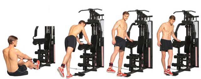 Kućna teretana sa tegovima Actuell Fitness 200000020456 - pogled 4