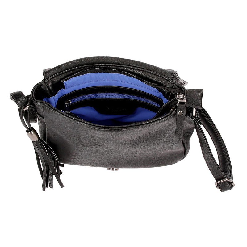 Pepe Jeans Torba na rame Croc Black 70255 - pogled 4