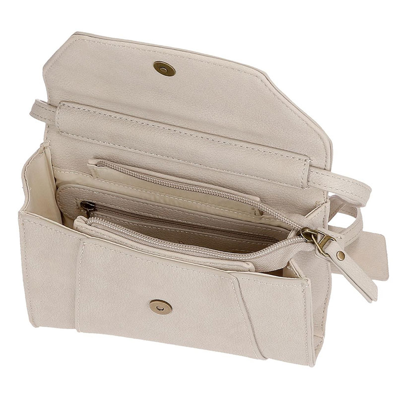 Pepe Jeans Ženska torbica na rame Olivia Beige 71754 - pogled 4