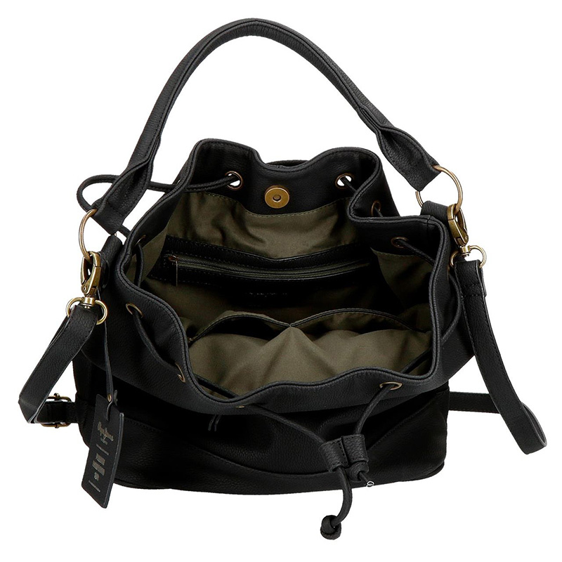 Pepe Jeans Ženska torba bombonera Olivia Black 71772 - pogled 4