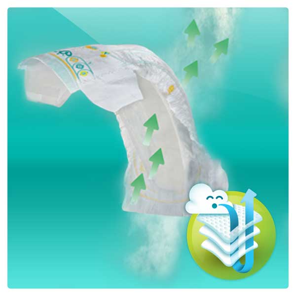Pelene Pampers Active GP 4 Maxi 8-14kg 76 kom. - pogled 4