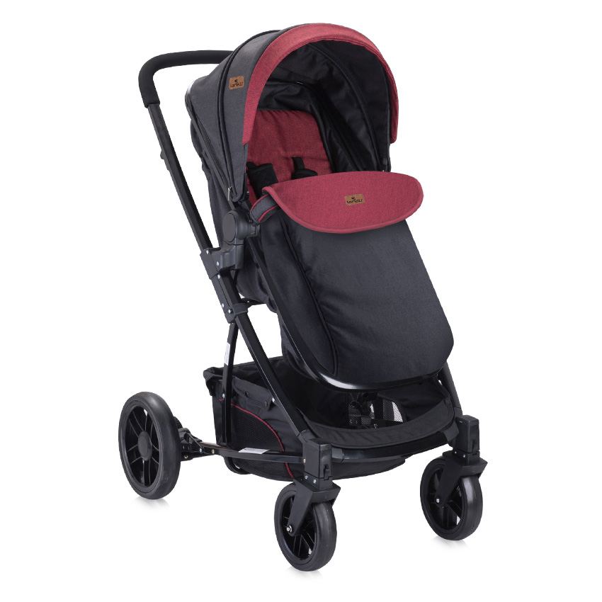 Lorelli Kolica za bebe S500 Set Black and Red - pogled 4