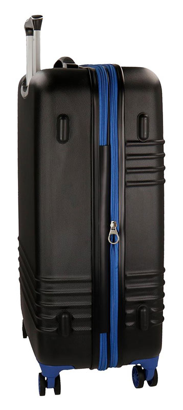 ABS Koferi za putovanja Roll Road India Black 55795 - pogled 4