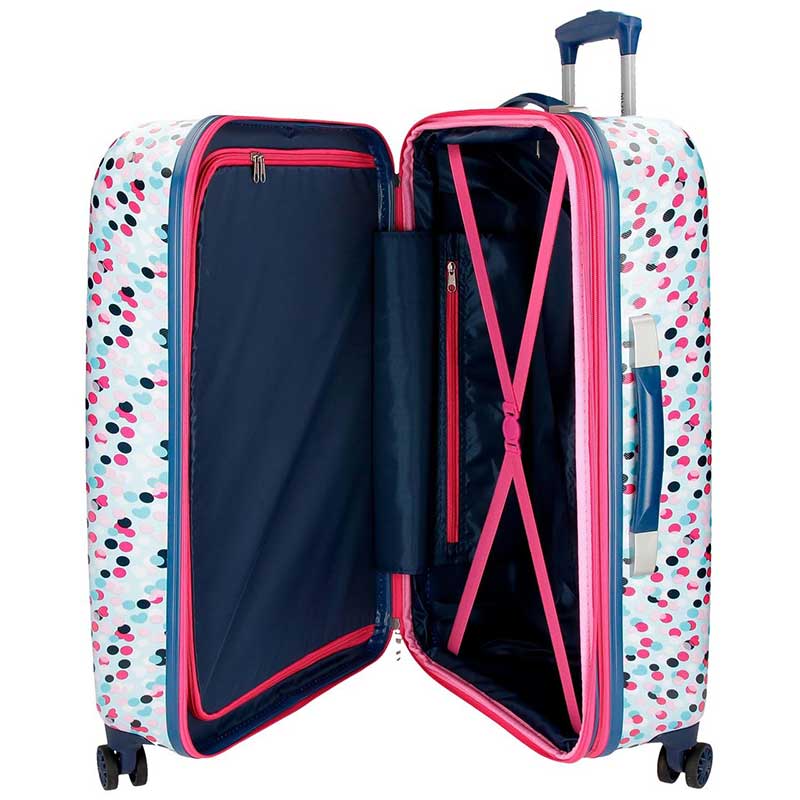 Movom ABS Koferi 55cm i 67cm Confeti Blue 31695 - pogled 4
