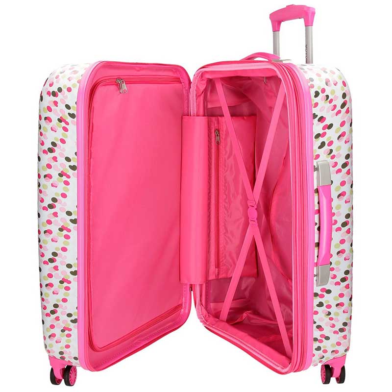 Movom ABS Koferi 55cm i 67cm Confeti Pink 31695 - pogled 4