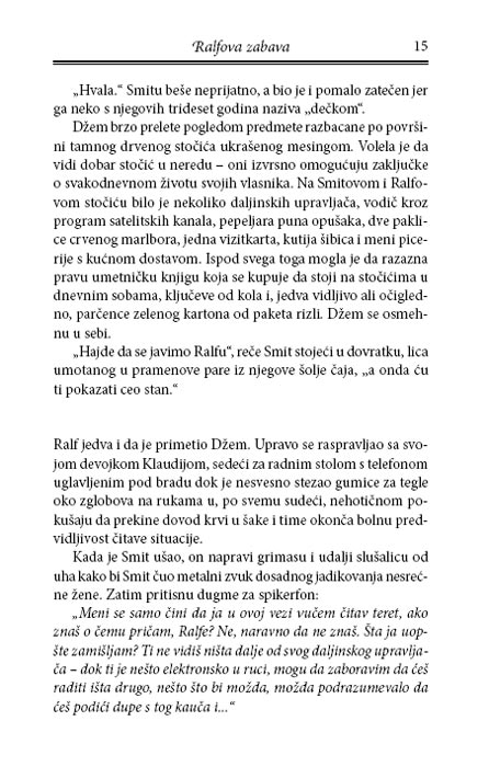 Ralfova Zabava, Liza Džuel - pogled 4