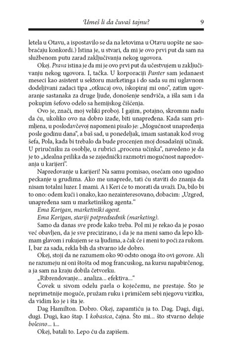 Umeš Li Da Čuvaš Tajnu, Sofi Kinsela - pogled 4