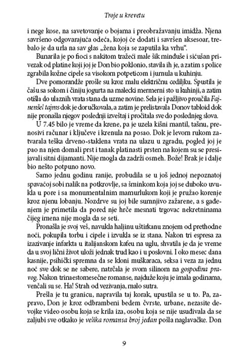 Troje U Krevetu, Karmen Rid - pogled 4