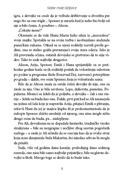 Slatke Male Lažljivice, Sara Šepard - pogled 4