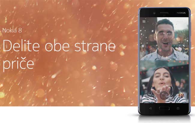 Mobilni telefon Nokia 8 Glossy Blue - pogled 4