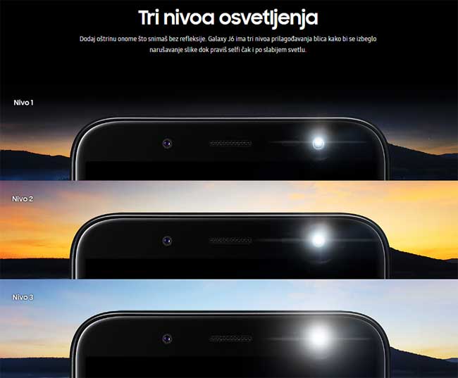 Mobilni telefon Samsung Galaxy J6 Dual SIM Gold 32GB - pogled 4