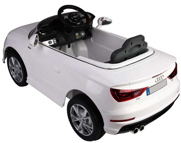 Dečiji automobil na akumulator Audi A3 Beli - pogled 4