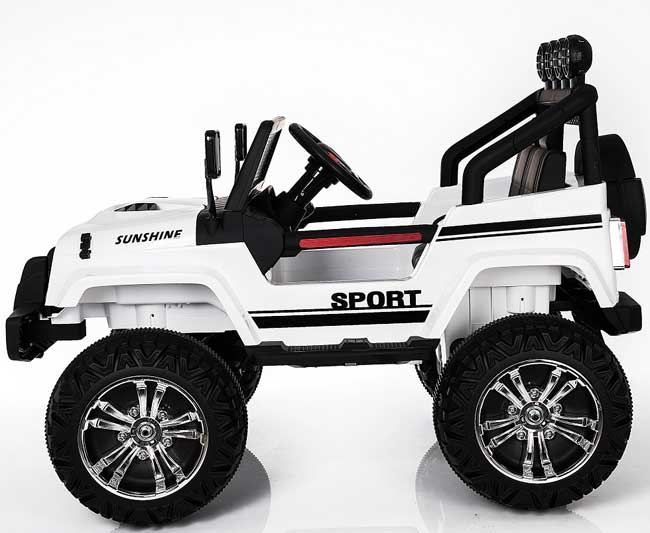 Dečiji automobil na akumulator Jeep Sport Beli - pogled 4