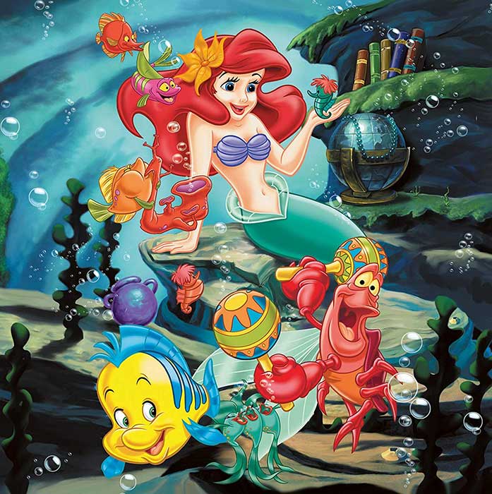 Ravensburger Puzzle 3u1 Diznijeve princeze - Pepeljuga, Snežana, Mala sirena 09339 - pogled 4