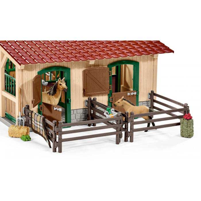 Schleich Figure - Štala sa konjima i opremom 42195 - pogled 4