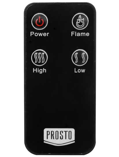 Električni zidni kamin 2000W Prosto EK2038 - pogled 4