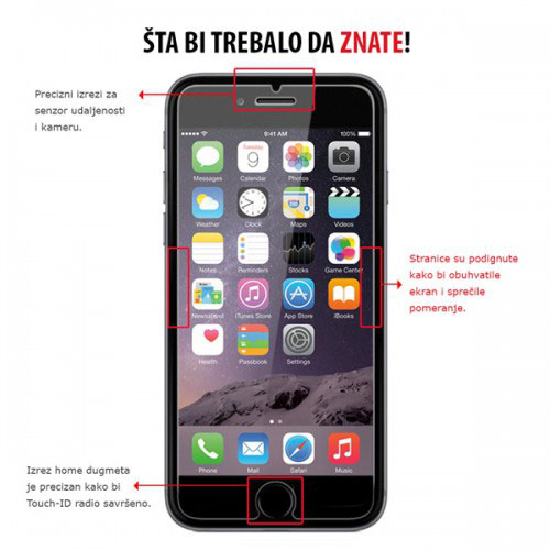 iPhone 6 Nano Glass Screen Protector - zaštitnik ekrana - pogled 4