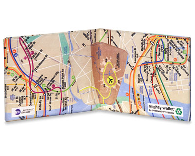 DynoMighty Neuništivi novčanik - NYC-Subway-Map-Mighty-Wallet™  DY-414 - pogled 4