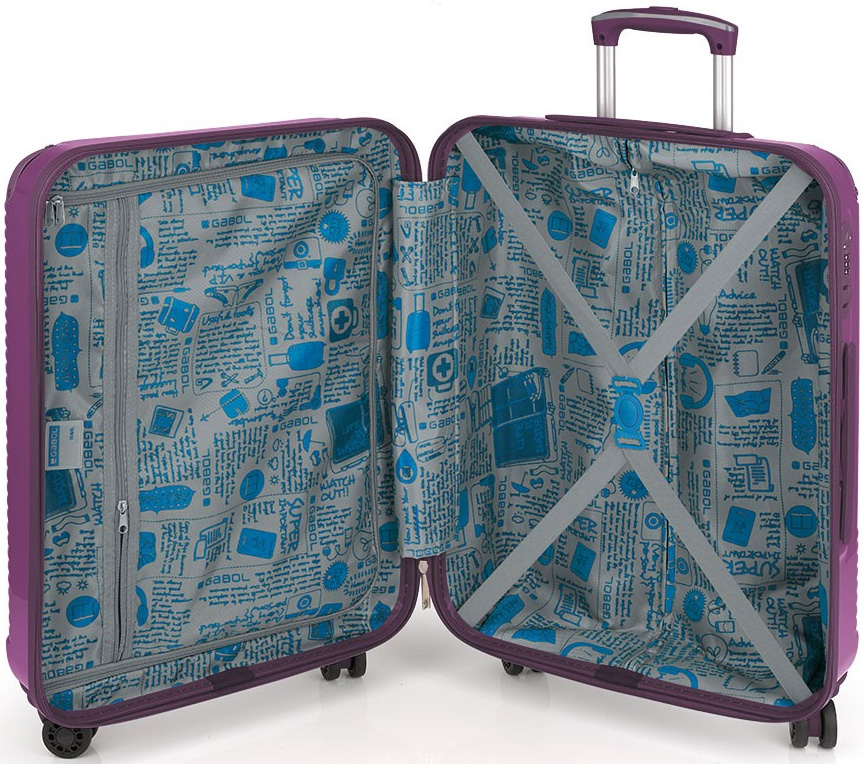 Veliki ABS kofer sa 4 točka Gabol Balance 115947-24 - pogled 4