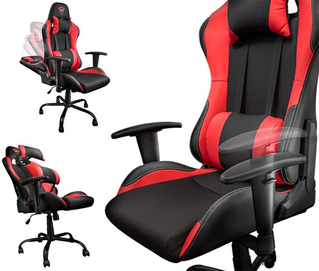 Trust Gaming Stolica Resto GXT 707R Crvena - pogled 4