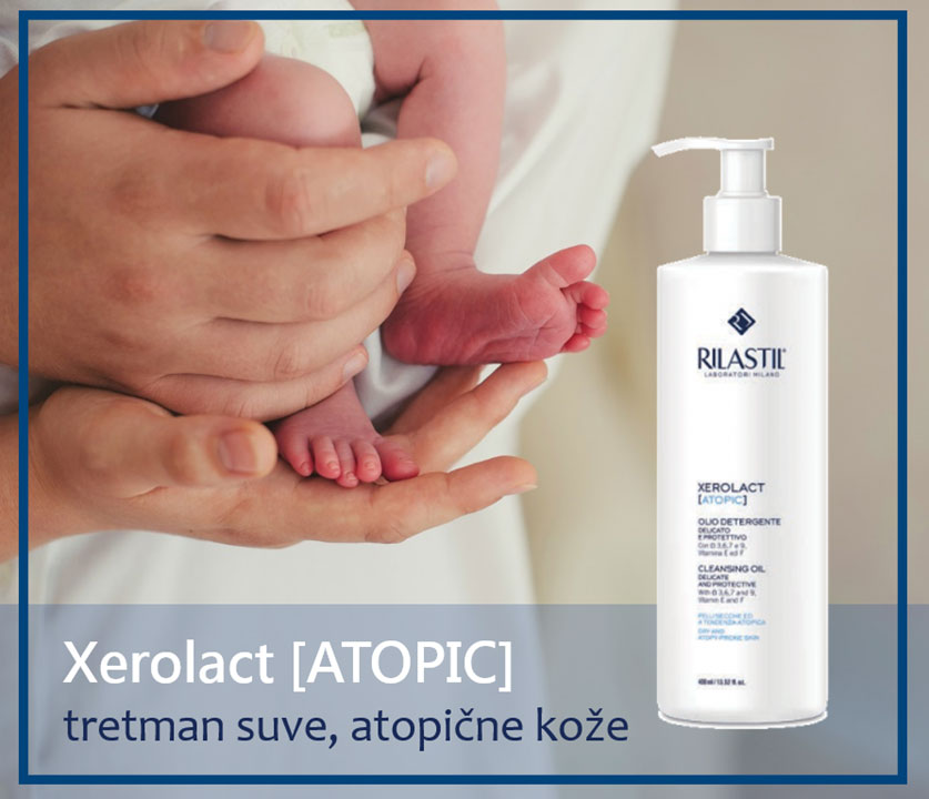 Rilastil Xerolact atopic - Uljana kupka - pogled 4
