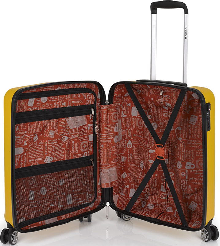 Veliki ABS kofer sa 4 točka Gabol Mondrian 116647-05 - pogled 4