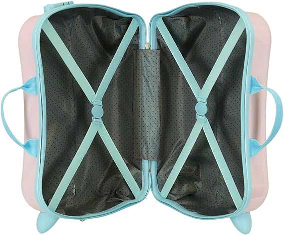 Dečiji putni kofer za vožnju Roll Road Spring is here pink 40898 - pogled 4