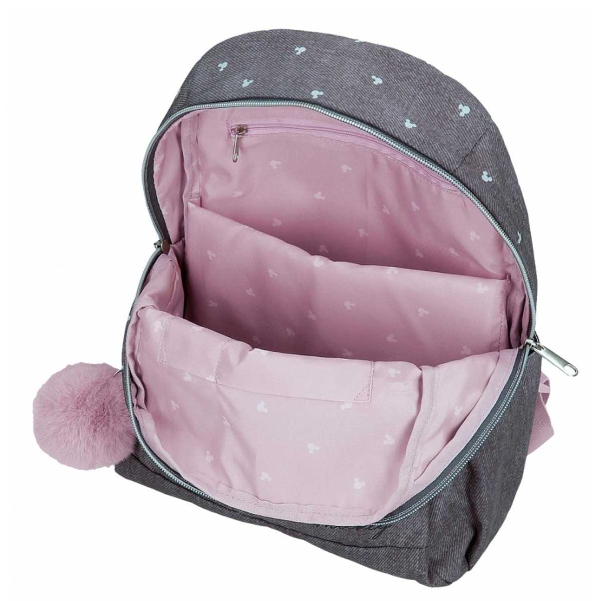 Ranac 35cm sa pregradom za tablet Disney Mickey Studs 38221 - pogled 4