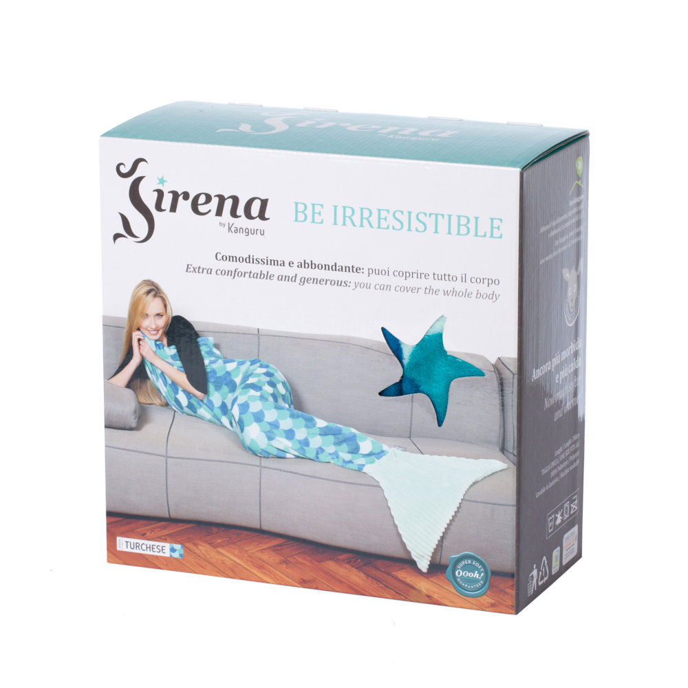 Kanguru sirena ćebe plava - pogled 4