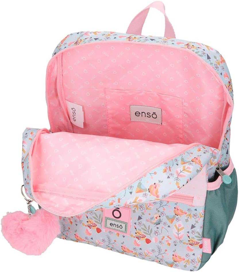 Ranac za vrtić ili modni ranac za devojčice 32cm Enso Tropical Love 96423 - pogled 4