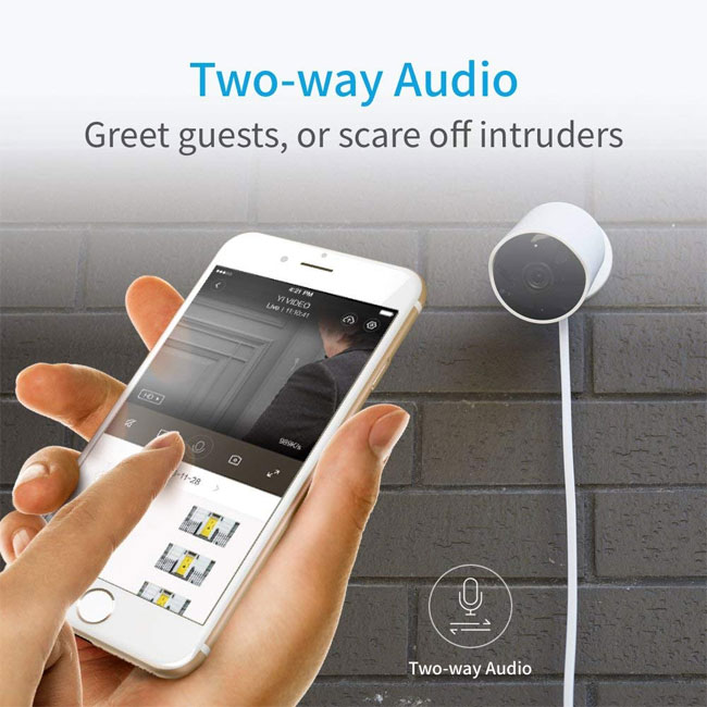 Bežična WiFi IP kamera za spoljnu upotrebu Yi H30/YHS.3017 - pogled 4