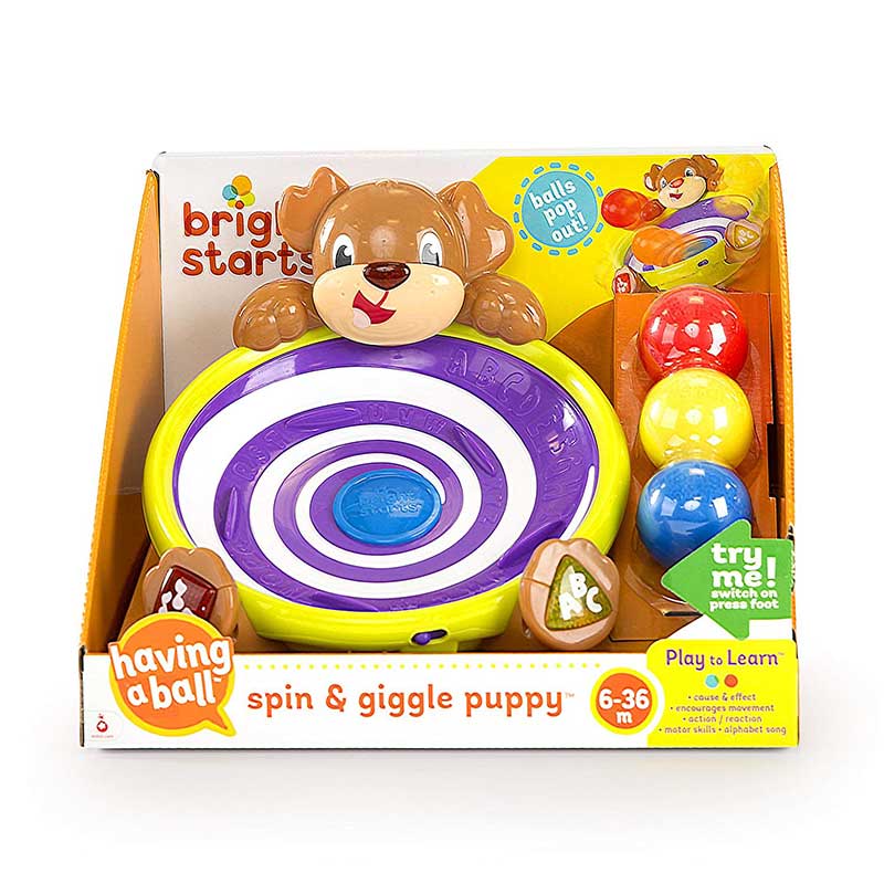KIDS II BrightStarts Igračka KUČENCE Spin & Giggle Puppy - pogled 4