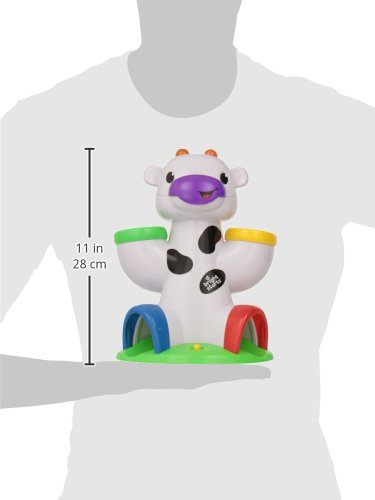KIDS II BrightStarts Igračka KRAVICA Having a Ball Drop & Giggle Cow - pogled 4